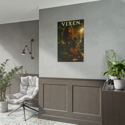 Vixen Poster, DC Comics Wall Art, Superhero Print, Fantasy Decor