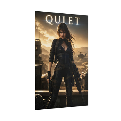 Quiet Metal Gear Solid Poster MGS Gaming Wall Art Print