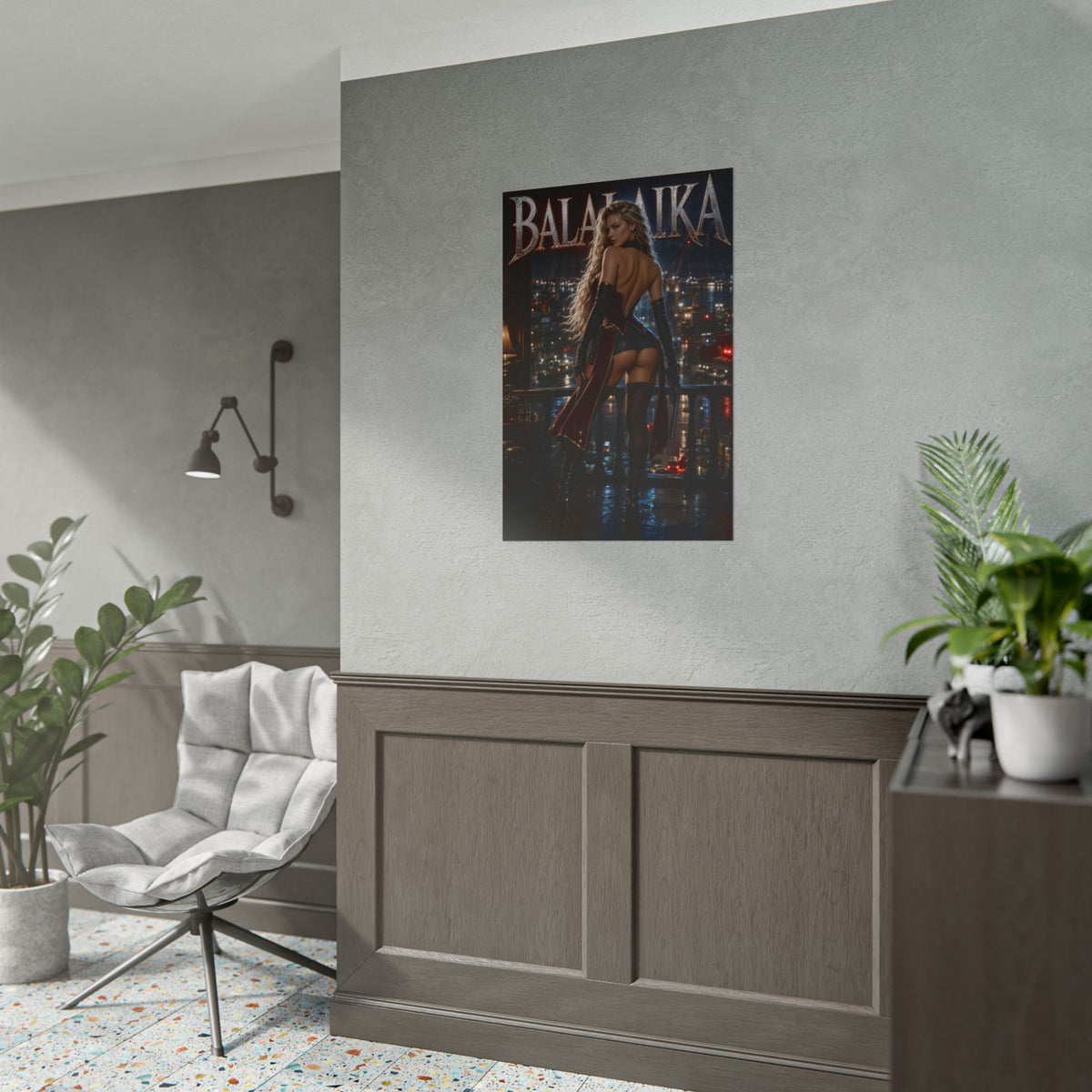 Balalaika Black Lagoon Poster Anime Wall Art Manga Style Bedroom Room Decor