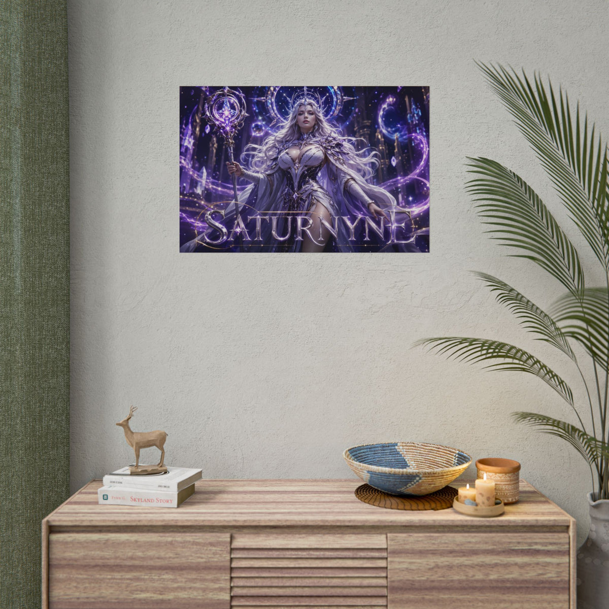 Saturnyne Comic Poster Character Wall Art Collector Room Decor Art Print