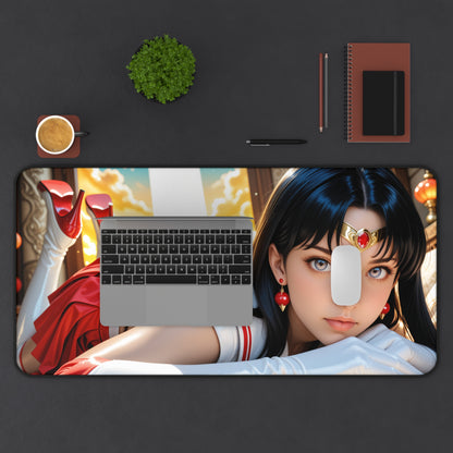 Килимок для столу Sailor Mars, килимок для миші Sailor Moon, декор для столу з аніме-героїнею