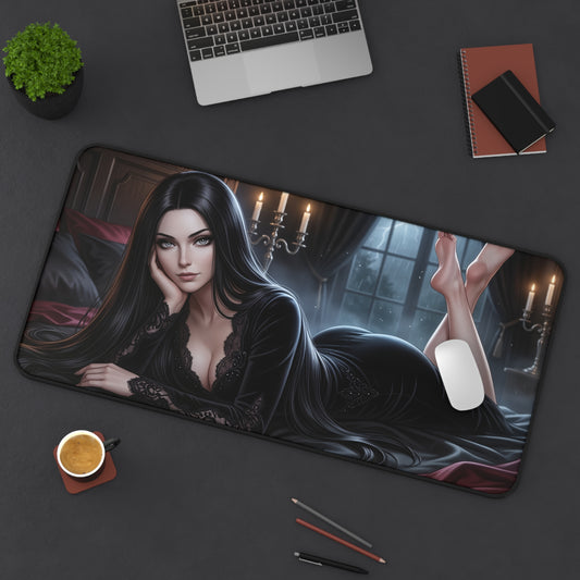The Addams Family Mouse Pad, Morticia Desk Mat, XXL Pad