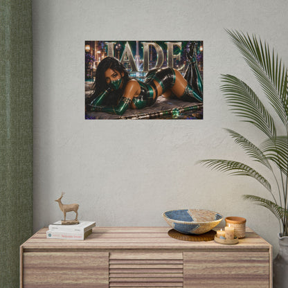 Jade Mortal Kombat Poster Gaming Wall Art Gamer Room Decor Collectible Print