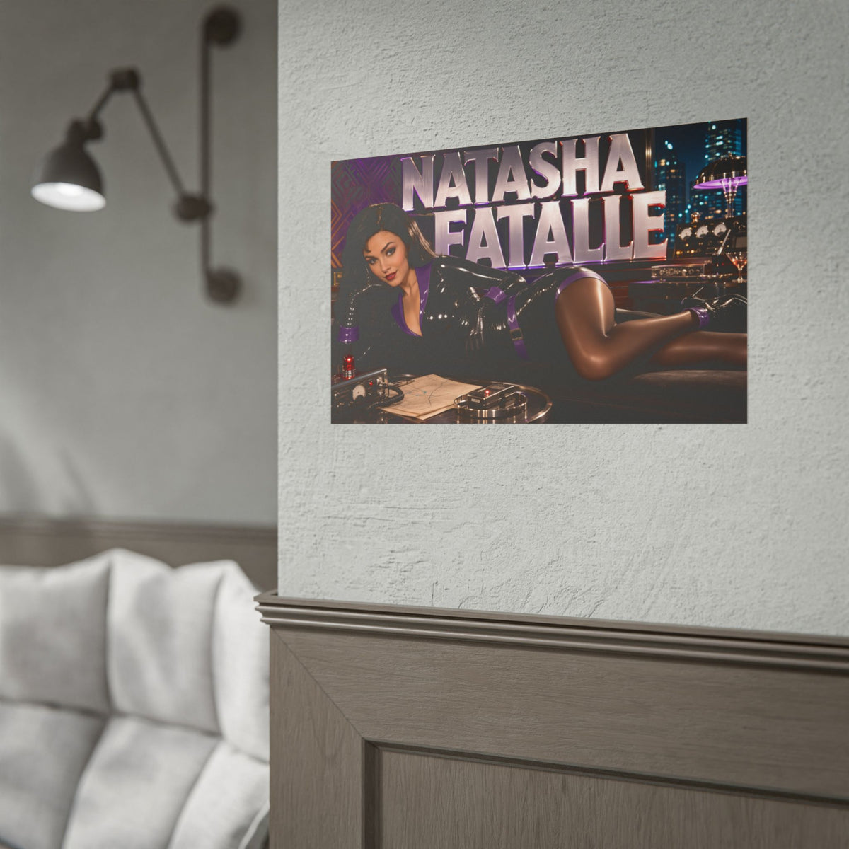 Natasha Fatale The Rocky and Bullwinkle Show Poster Wall Art Character Room Deco