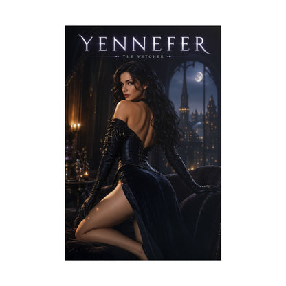 Yennefer Poster, The Witcher Wall Art, Fantasy Art Print, Room Decor
