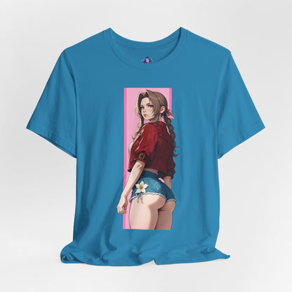 Aerith Gainsborough T-Shirt | Final Fantasy VII Tee for Gamers & Anime Fans