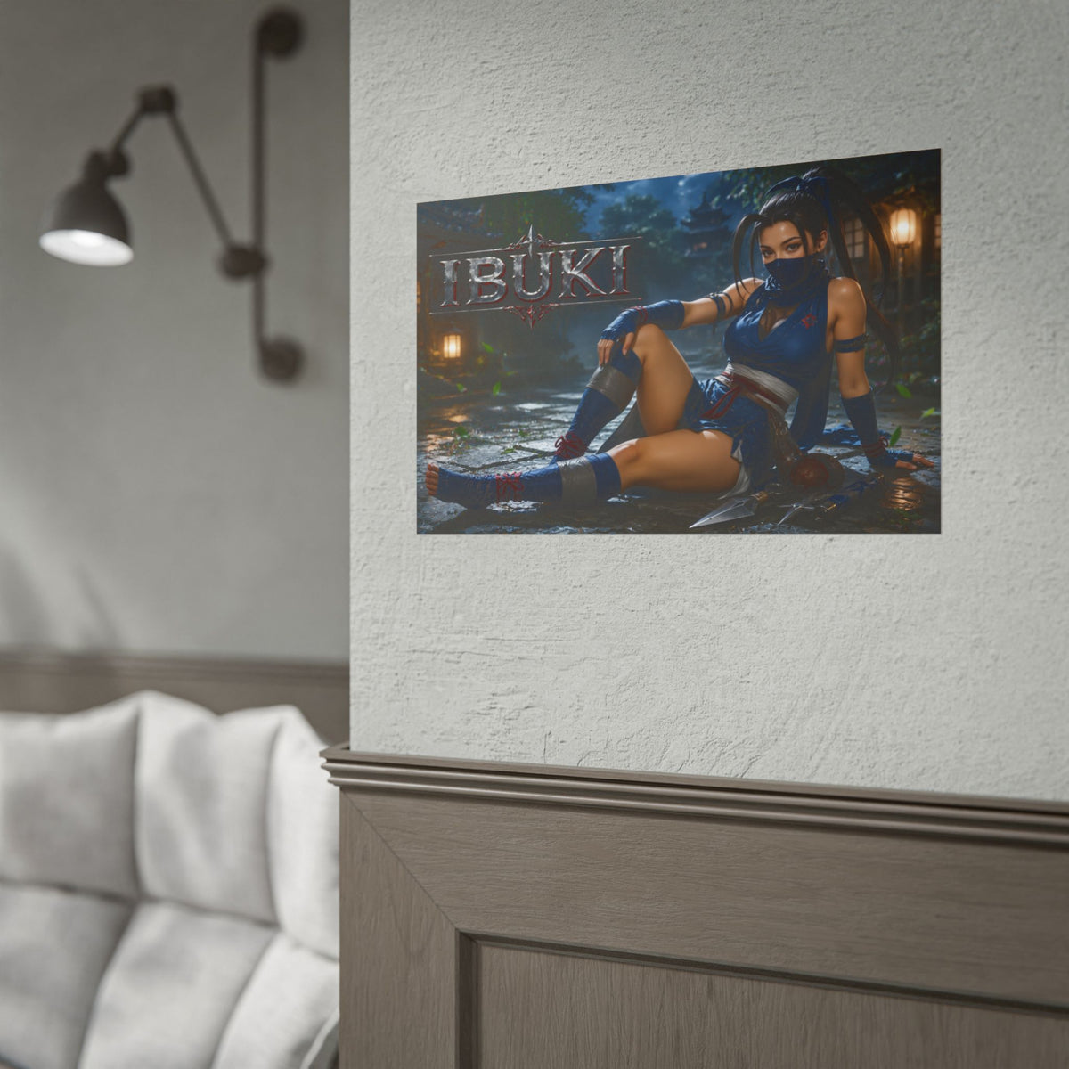 Gaming Wall Art Ibuki Poster Game Room Decor Gamer Gift Art Print