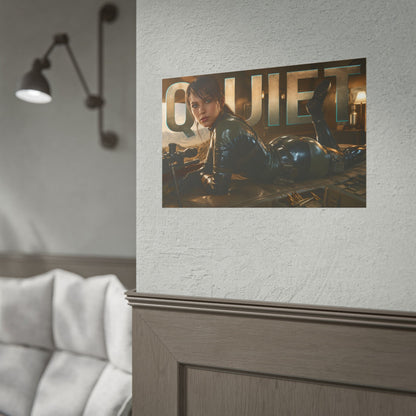 Quiet Character Poster Metal Gear Gamer Room Wall Art Collectible Decor