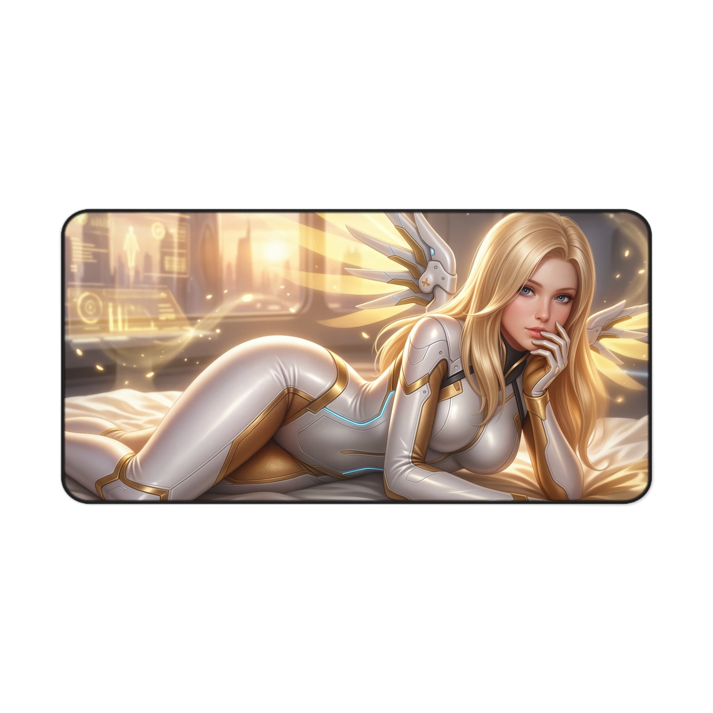 Overwatch Mouse Pad, Mercy Desk Mat, Gamer Gift XXL