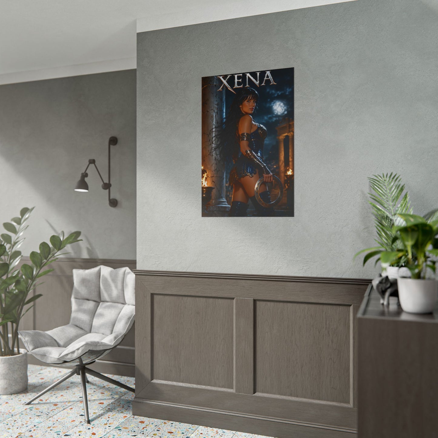 Xena Warrior Princess Fantasy Poster TV Series Wall Art Print