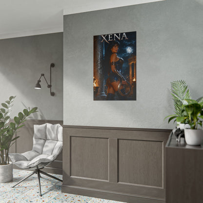 Xena Warrior Princess Fantasy Poster TV Series Wall Art Print