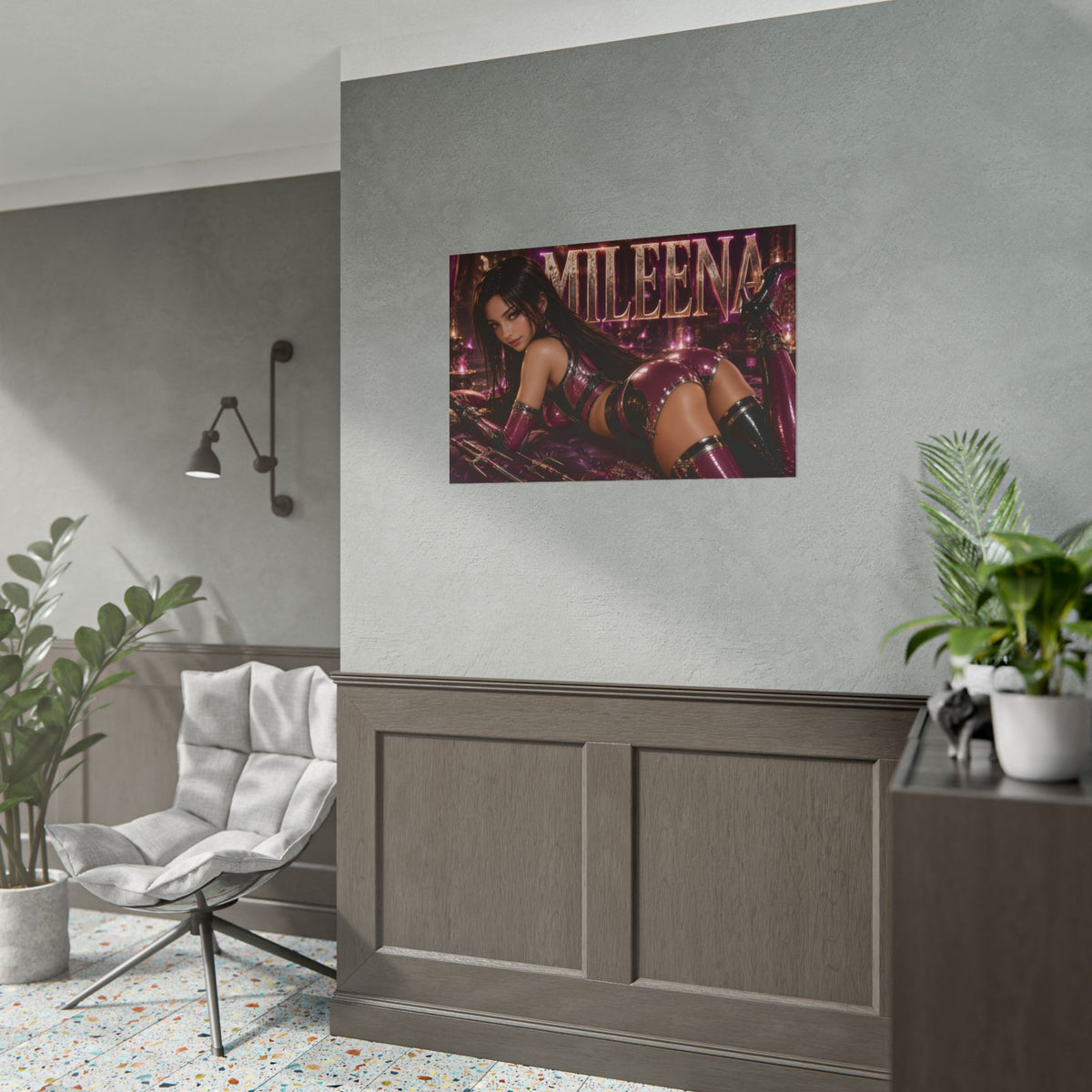 Mileena Mortal Kombat Poster Gaming Wall Art Gamer Room Decor Collectible Print