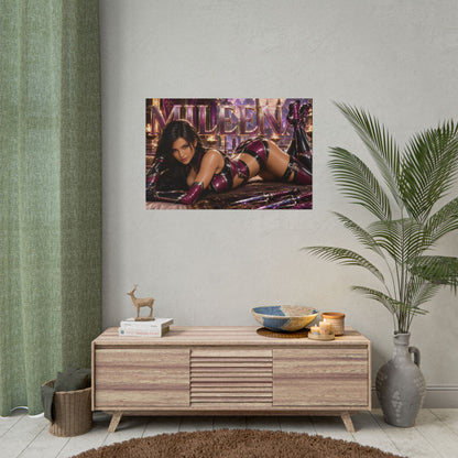 Mileena Character Poster Mortal Kombat Gamer Room Wall Art Collectible Decor
