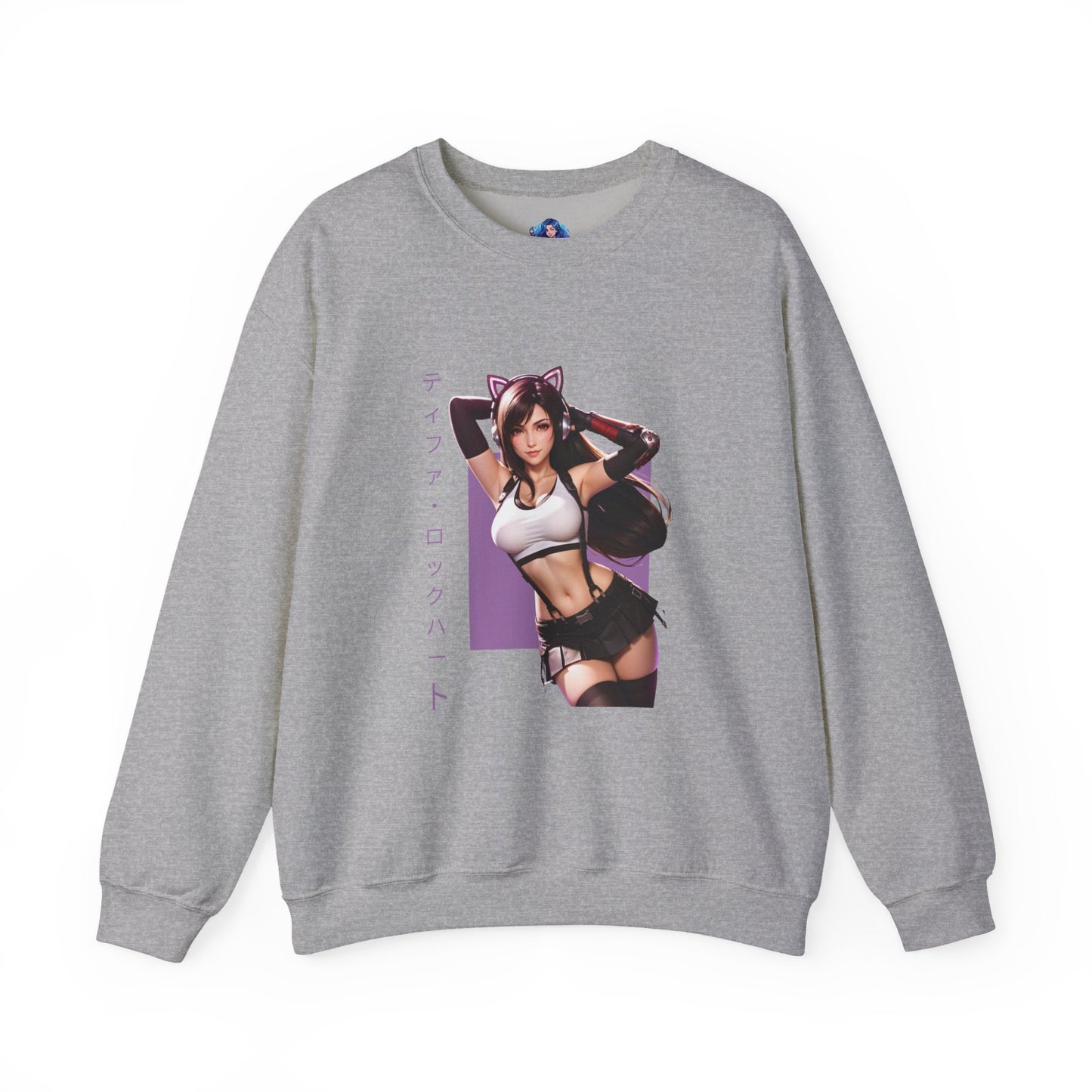 Толстовка Tifa Lockhart, футболка з круглим вирізом FF7 Heroine, преміальний вуличний одяг для колекціонерів у жанрі gaming
