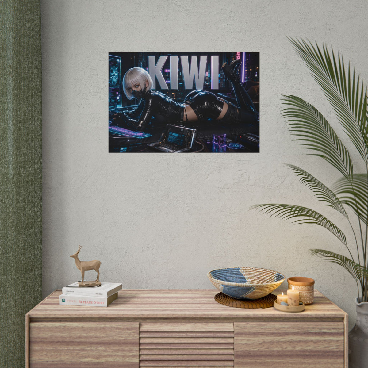 Anime Room Decor Kiwi Cyberpunk Edgerunners Poster Wall Art Character Print