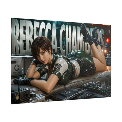 Rebecca Chambers Resident Evil Poster Gaming Wall Art Gamer Room Decor Art Print