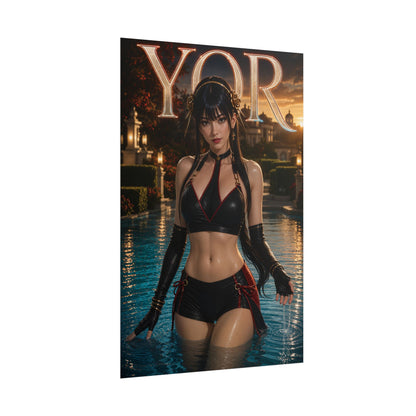 Yor Forger Spy x Family Poster Anime Wall Art Manga Style Bedroom Room Decor