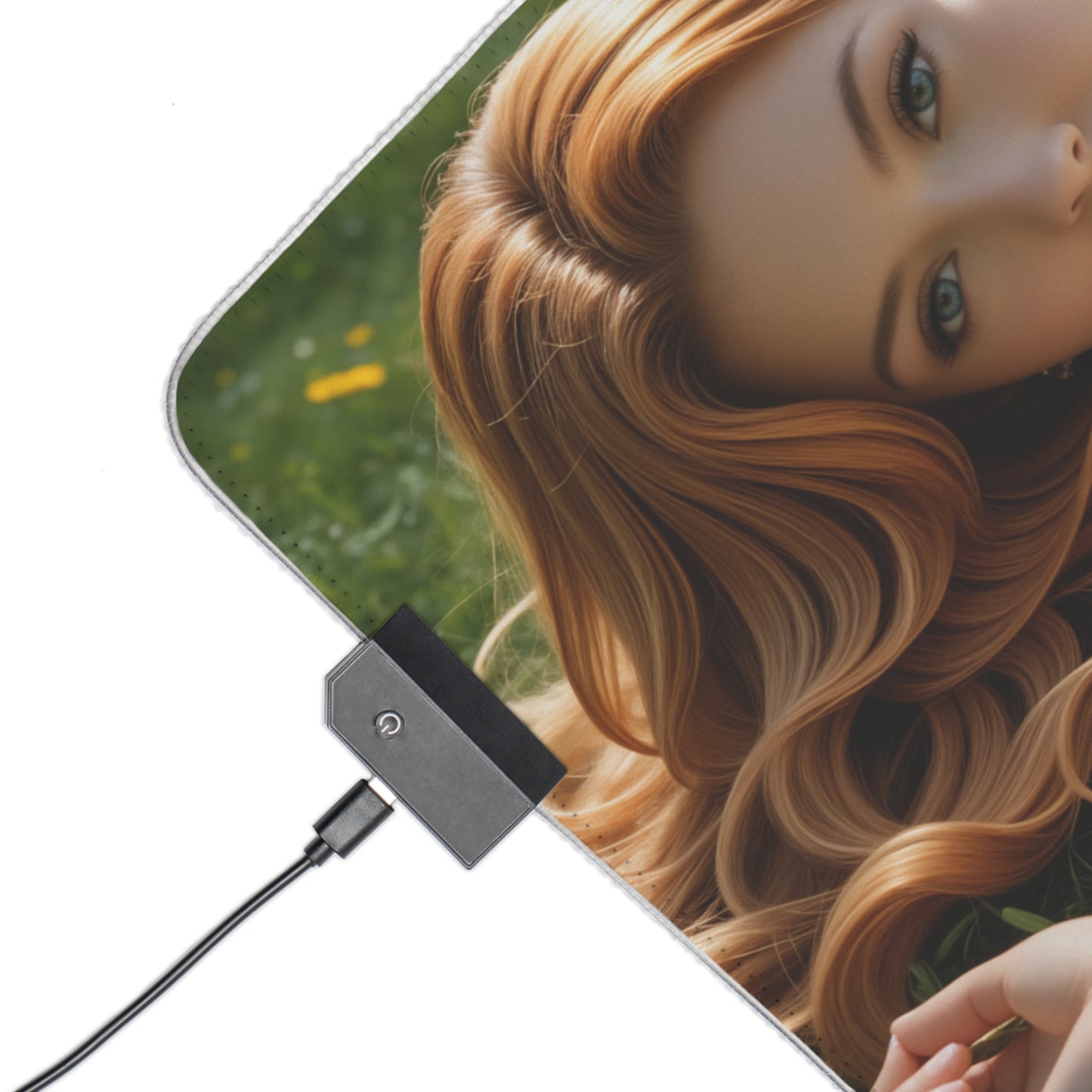 Килимок для столу Tsunade – світлодіодний RGB-підкладка, ігровий комплект для дівчини з аніме Вайфу