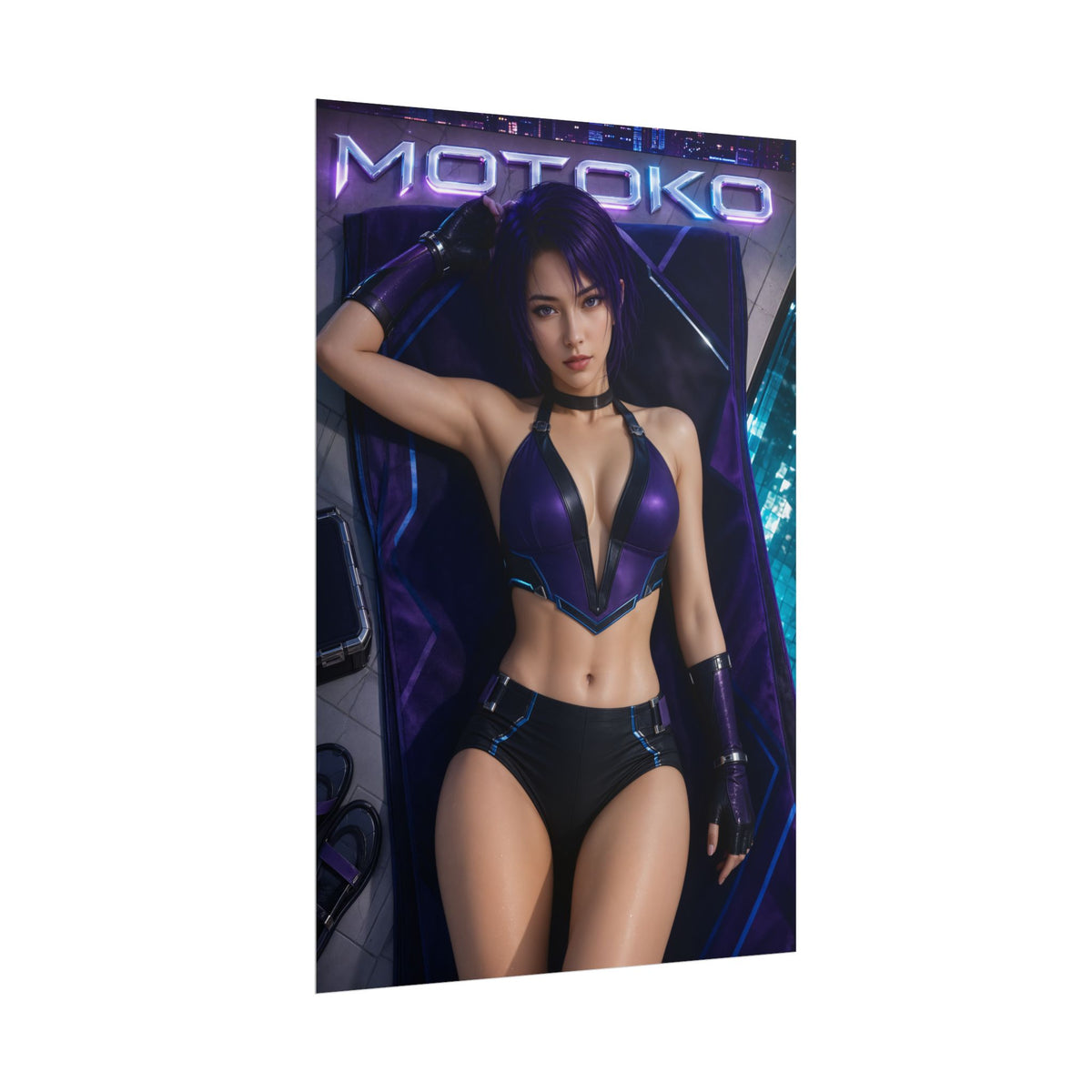Motoko Kusanagi Ghost in the Shell Poster Wall Art Character Room Decor Collecti