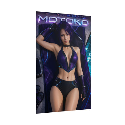 Motoko Kusanagi Ghost in the Shell Poster Wall Art Character Room Decor Collecti