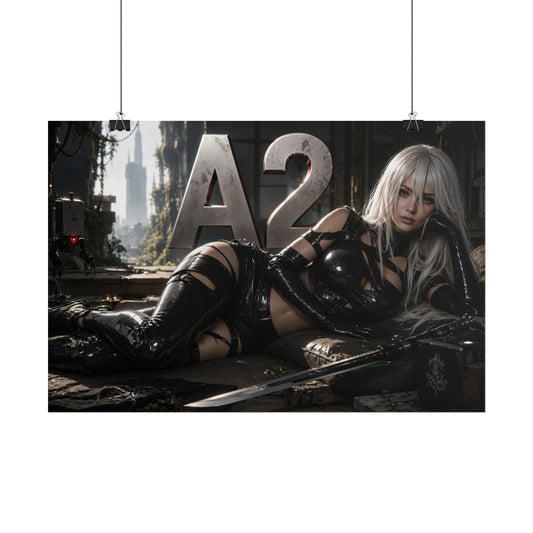 A2 NieR Wall Art Poster Gaming Decor Collectible Gamer Gift Collectible Print