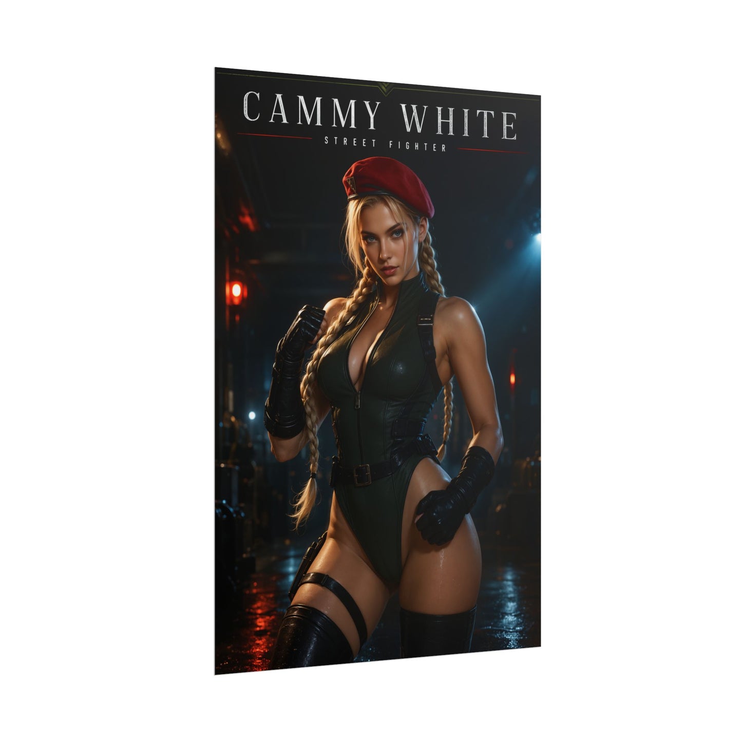 Cammy White Poster, Street Fighter Wall Art, Gaming Poster, Room Decor