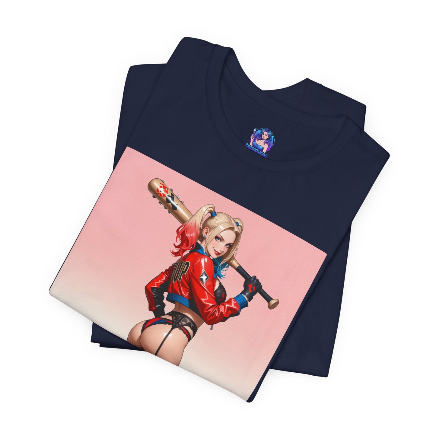 Harley Quinn T-Shirt | DC Comics Waifu-Shirt für Gamer &amp; Fans | Sexy Clown-Girl-Shirt