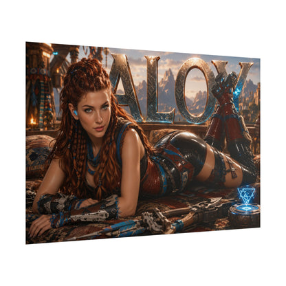 Aloy Character Poster Horizon Gamer Room Wall Art Collectible Decor