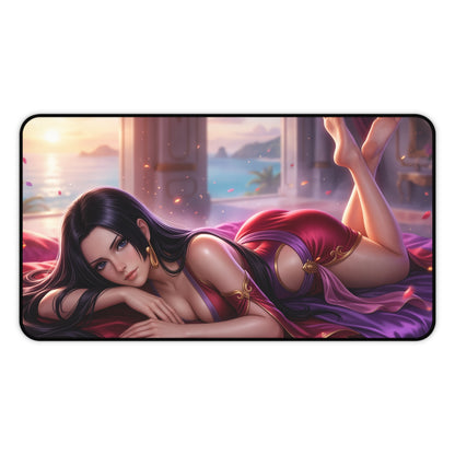 One Piece Mouse Pad, Boa Hancock Desk Mat, Anime Decor