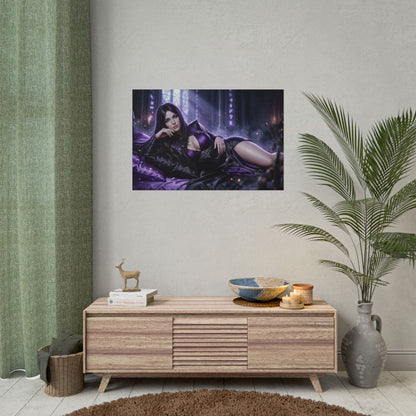 Shadowheart Poster, Baldur's Gate Wall Art, Fantasy Print Decor