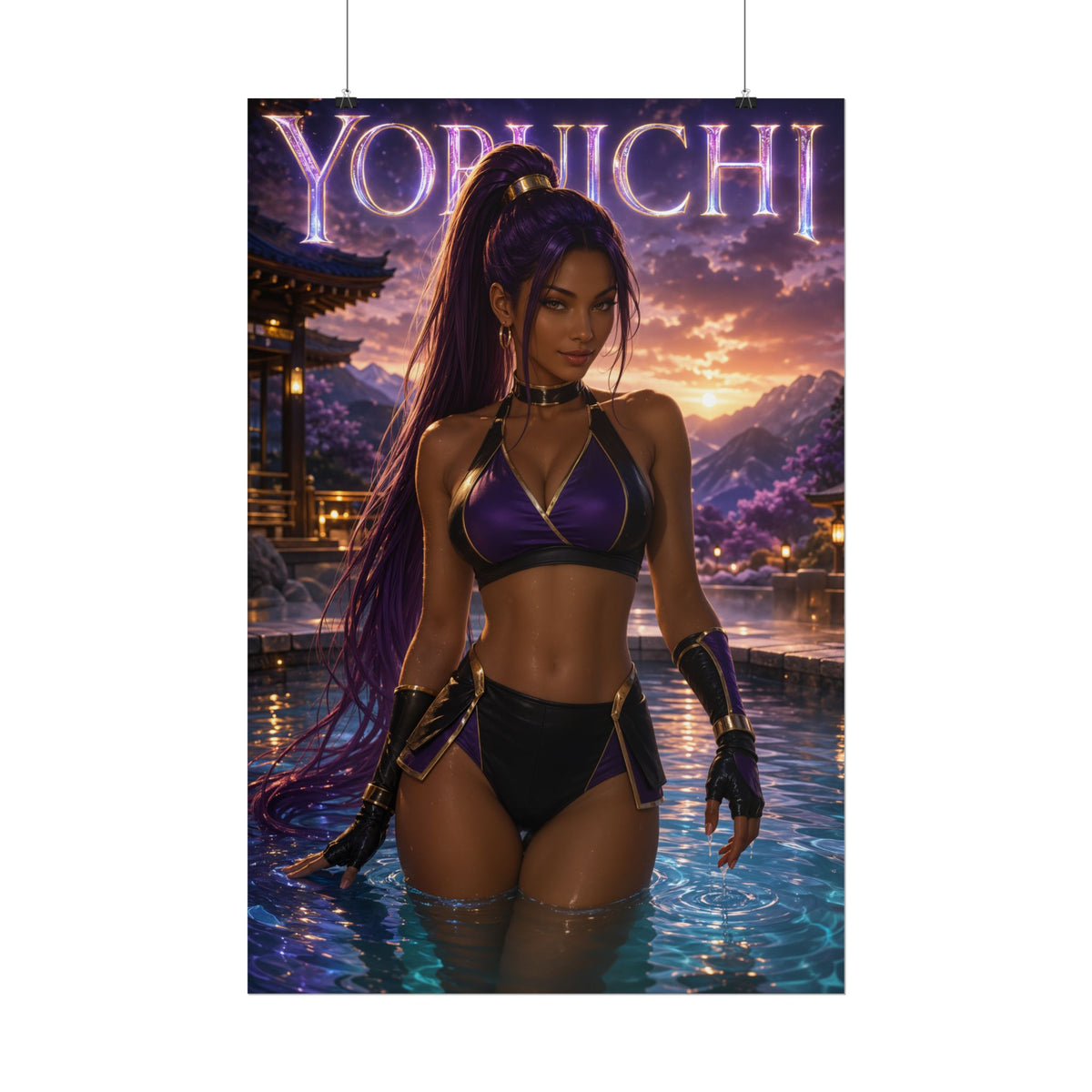 Yoruichi Bleach Anime Poster Character Wall Art Bedroom Decor Collectible Print