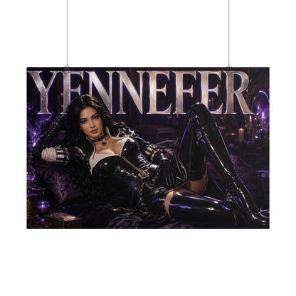 Yennefer of Vengerberg Poster The Witcher Gaming Wall Art Character Room Decor