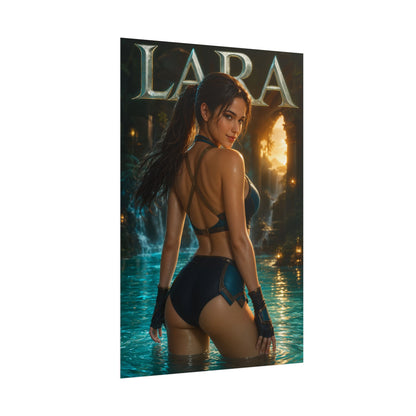 Lara Croft Tomb Raider Poster PC Gaming Wall Decor Bedroom Art Collector Gift