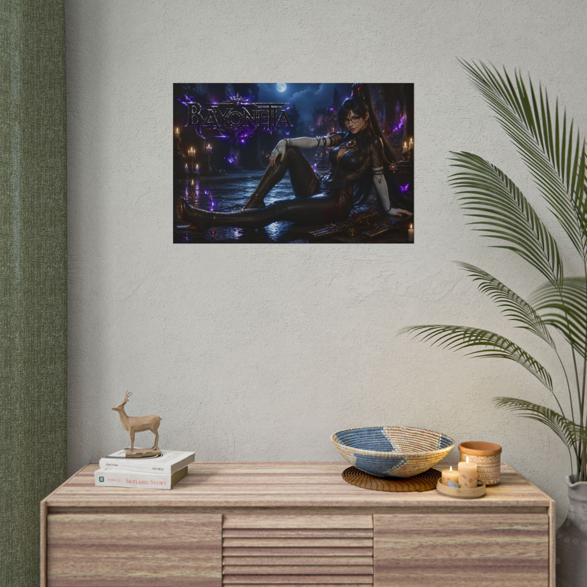 Bayonetta Character Poster Gaming Setup Wall Decor Collector Print