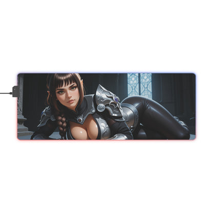 Килимок для столу Shadowheart – світлодіодний RGB-підсвітка, ігровий комплект для дівчат з аніме Waifu