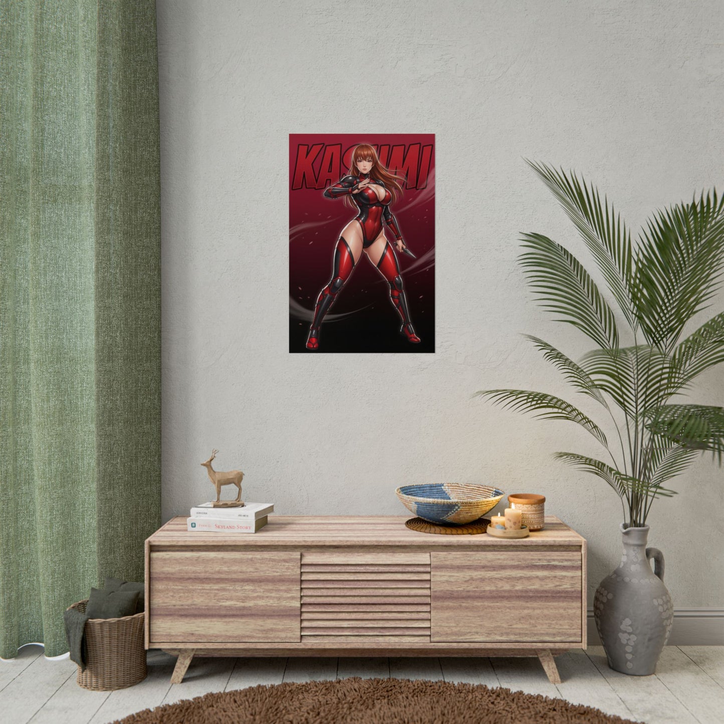 Kasumi Dead or Alive Poster, Dead or Alive Wall Art Print, Ninja Girl Decor, Fighting Game Wall Art, Gamer Gift