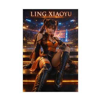 Ling Xiaoyu Tekken Poster Fighting Game Wall Art Print Decor