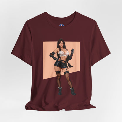 Tifa Lockhart T-Shirt | Final Fantasy VII T-Shirt für Gamer und Otaku-Fans | Starkes Waifu-Shirt