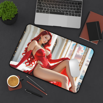 Jessica Rabbit Schreibtischunterlage, Cartoon-Mauspad, Schreibtischdeko im Anime-Stil