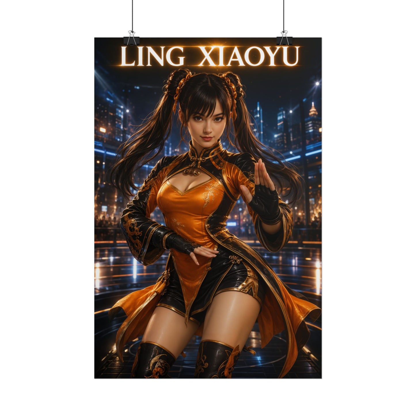 Ling Xiaoyu Tekken 8 Poster Gaming Wall Art Print Decor