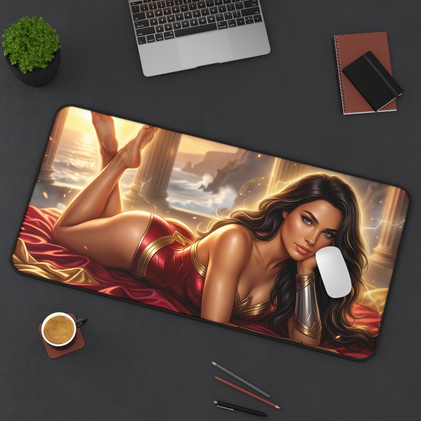 DC Comics Mouse Pad, Wonder Woman Desk Mat, XXL Pad