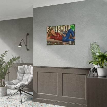 Beth Smith Rick and Morty Poster Cartoon Wall Art Room Decor Collectible Print