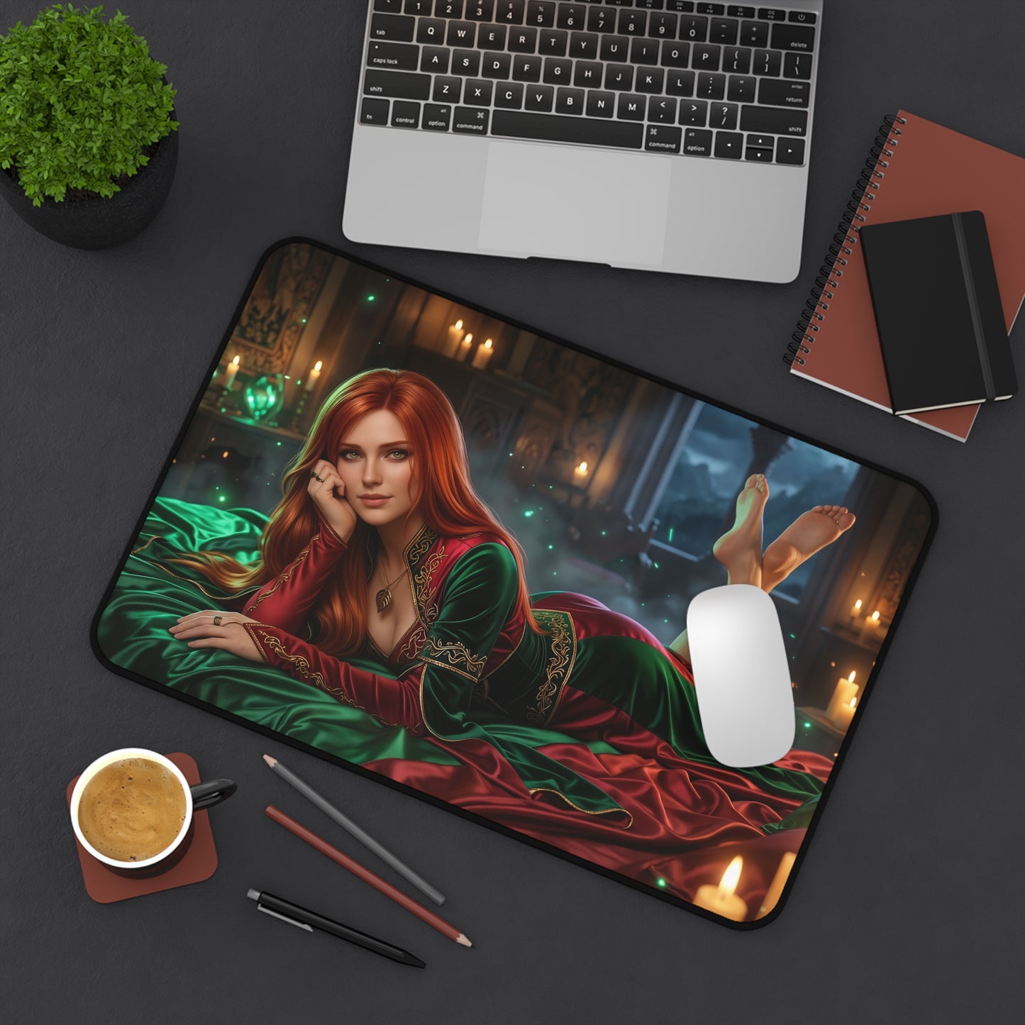 The Witcher Mouse Pad, Triss Merigold Desk Mat, XXL Pad