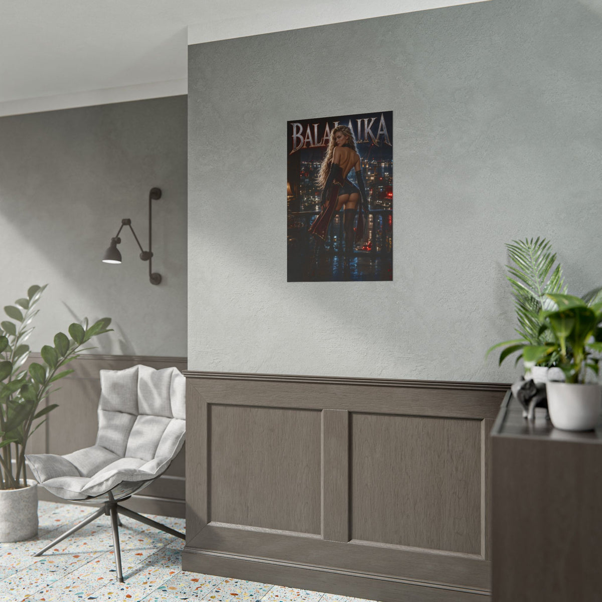 Balalaika Black Lagoon Poster Anime Wall Art Manga Style Bedroom Room Decor