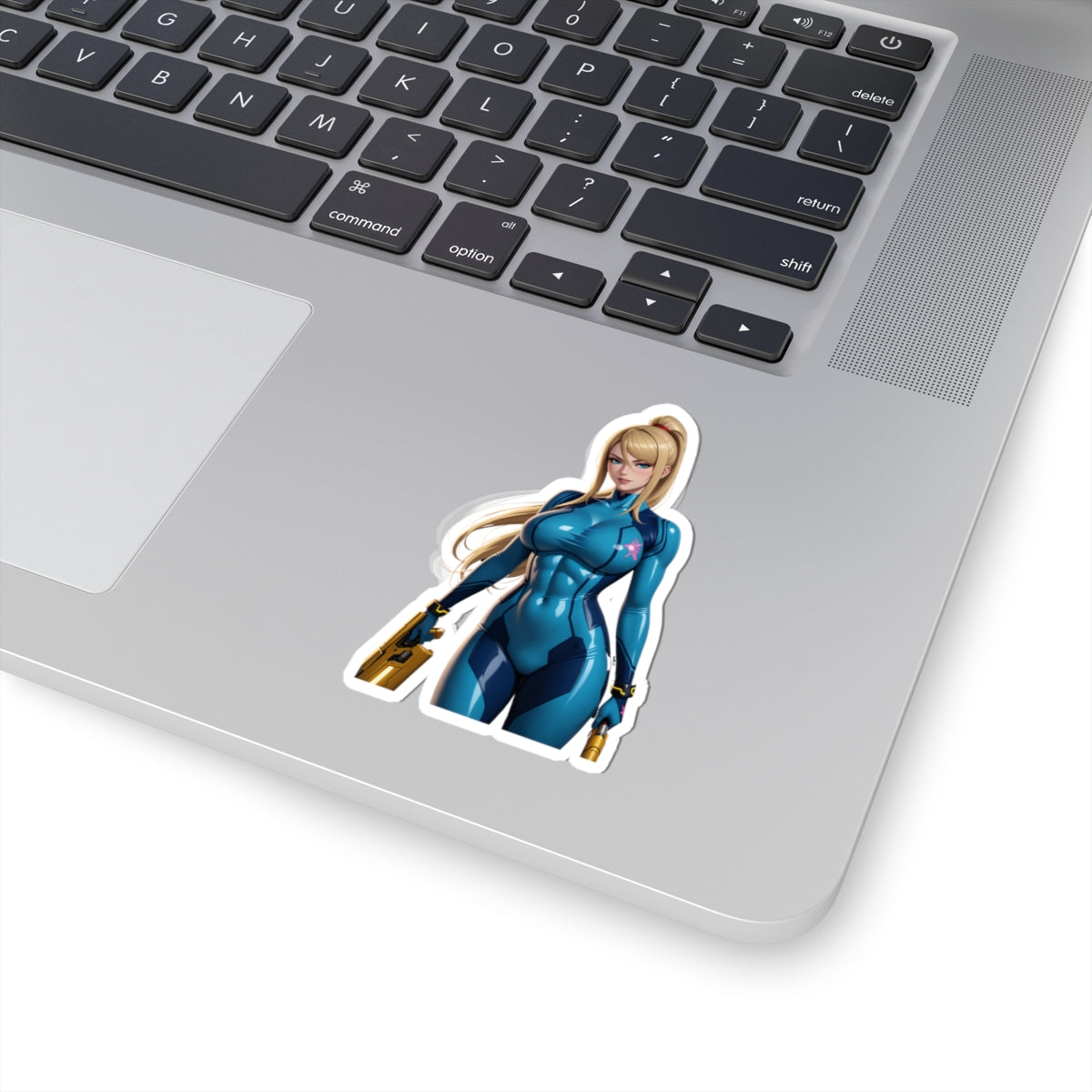Samus Aran Aufkleber – Sci-Fi Vinyl-Aufkleber für Laptops, Notizbücher &amp; Innendekoration