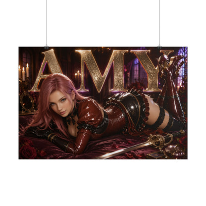 Game Room Decor Amy Sorel Soulcalibur Poster Gaming Wall Art Character Print