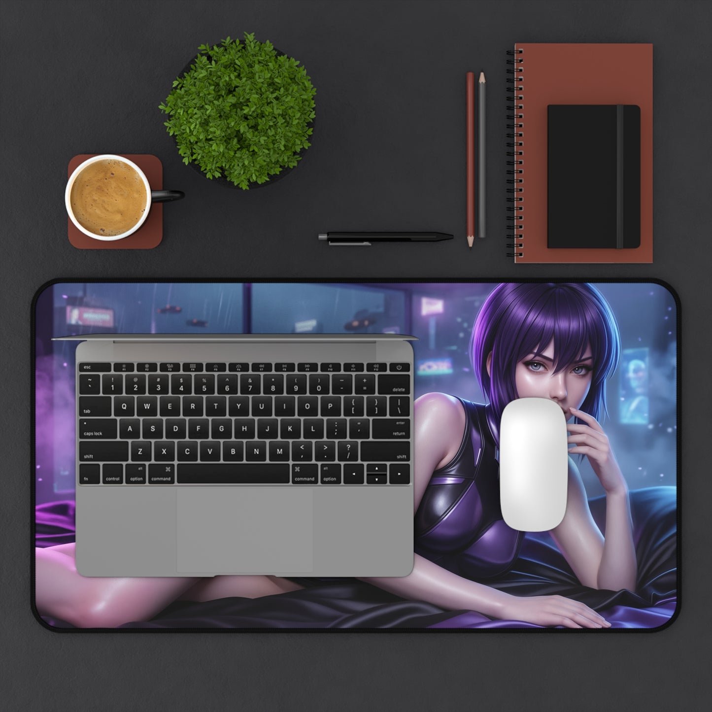 Ghost in the Shell Mouse Pad, Motoko Desk Mat, XXL Pad