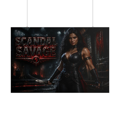 Scandal Savage Character Poster Comic Style Wall Decor Bedroom Collector Gift