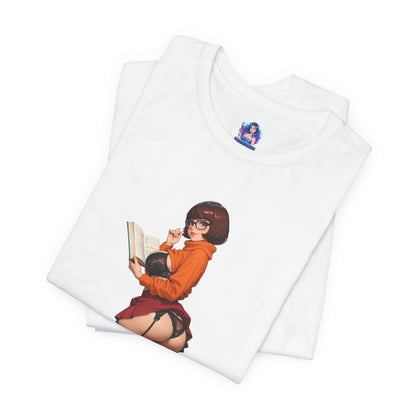 Velma-T-Shirt | Smartes Geek-Girl-Shirt für Fans &amp; Sammler | Süßes Shirt für die geheimnisvolle Heldin
