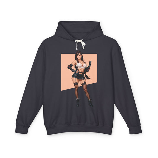 Худі з Тіфою Локхарт | Худі з аніме-героїнею | Елегантний фентезійний пуловер